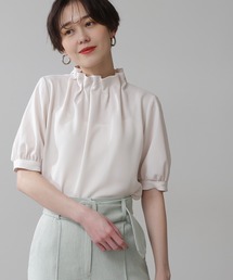 N.（N. Natural Beauty Basic） | ◆ペーパーバック５分袖ブラウス(シャツ/ブラウス)