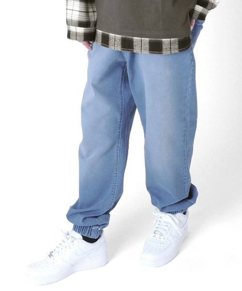 GLAZOS（グラソス）の「[ワイドテーパード]スーパーストレッチデニム・ジョガーパンツ（デニムパンツ・キッズ・グレー/インディゴブルー/ブルー・130cm/140cm/150cm/160cm/170cm）」の3枚目の写真