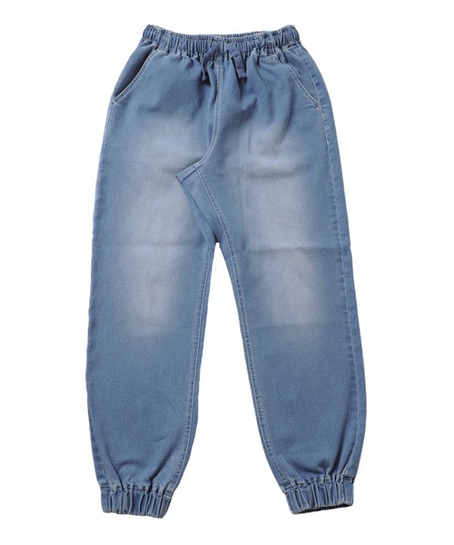 GLAZOS（グラソス）の「[ワイドテーパード]スーパーストレッチデニム・ジョガーパンツ（デニムパンツ・キッズ・グレー/インディゴブルー/ブルー・130cm/140cm/150cm/160cm/170cm）」の5枚目の写真