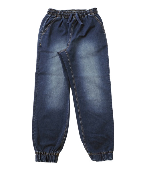 GLAZOS（グラソス）の「[ワイドテーパード]スーパーストレッチデニム・ジョガーパンツ（デニムパンツ・キッズ・グレー/インディゴブルー/ブルー・130cm/140cm/150cm/160cm/170cm）」の4枚目の写真