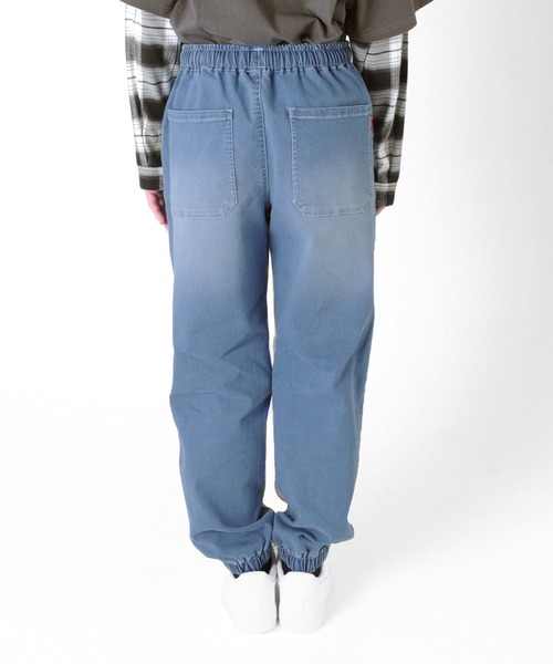 GLAZOS（グラソス）の「[ワイドテーパード]スーパーストレッチデニム・ジョガーパンツ（デニムパンツ・キッズ・グレー/インディゴブルー/ブルー・130cm/140cm/150cm/160cm/170cm）」の11枚目の写真