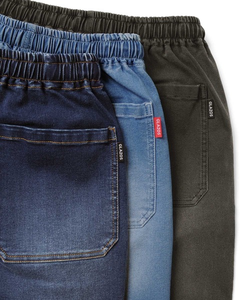 GLAZOS（グラソス）の「[ワイドテーパード]スーパーストレッチデニム・ジョガーパンツ（デニムパンツ・キッズ・グレー/インディゴブルー/ブルー・130cm/140cm/150cm/160cm/170cm）」の18枚目の写真