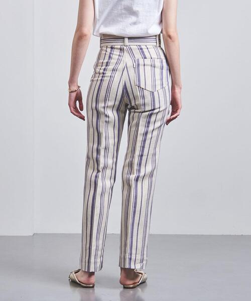 FILL THE BILL（フィルザビル）の「【別注】＜FILL THE BILL（フィル ザ ビル）＞ストライプ パンツ（その他パンツ・レディース・ダークグレー/イエロー/パープル・2/1）」の6枚目の写真