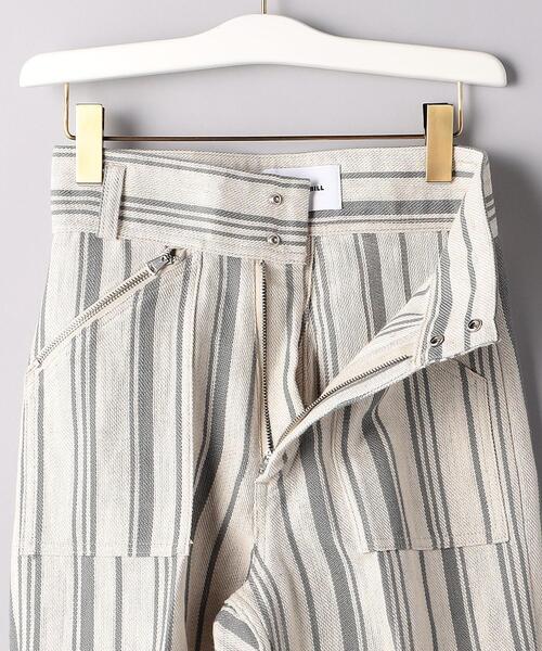 FILL THE BILL（フィルザビル）の「【別注】＜FILL THE BILL（フィル ザ ビル）＞ストライプ パンツ（その他パンツ・レディース・ダークグレー/イエロー/パープル・2/1）」の18枚目の写真