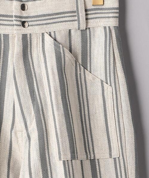 FILL THE BILL（フィルザビル）の「【別注】＜FILL THE BILL（フィル ザ ビル）＞ストライプ パンツ（その他パンツ・レディース・ダークグレー/イエロー/パープル・2/1）」の20枚目の写真