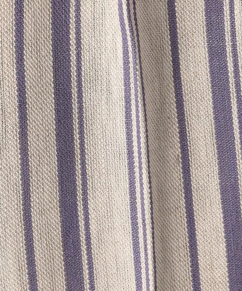 FILL THE BILL（フィルザビル）の「【別注】＜FILL THE BILL（フィル ザ ビル）＞ストライプ パンツ（その他パンツ・レディース・ダークグレー/イエロー/パープル・2/1）」の8枚目の写真