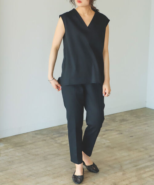 B:MING by BEAMS（ビーミングバイビームス）の「B:MING by BEAMS / ポンチ セットアップ 22SS（セットアップ・レディース・ブラック/モカ・SMALL/MEDIUM）」の5枚目の写真