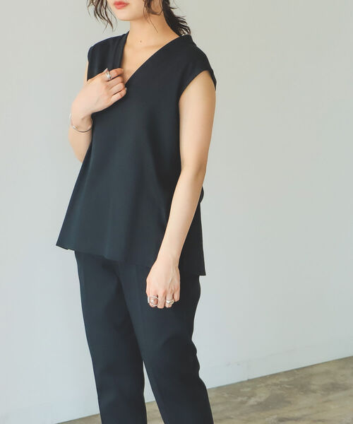 B:MING by BEAMS（ビーミングバイビームス）の「B:MING by BEAMS / ポンチ セットアップ 22SS（セットアップ・レディース・ブラック/モカ・SMALL/MEDIUM）」の6枚目の写真