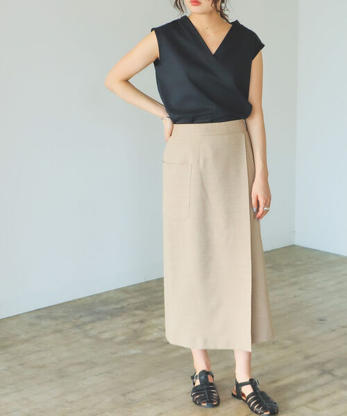 B:MING by BEAMS（ビーミングバイビームス）の「B:MING by BEAMS / ポンチ セットアップ 22SS（セットアップ・レディース・ブラック/モカ・SMALL/MEDIUM）」の8枚目の写真