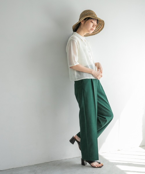 LOWRYS FARM(ローリーズファーム)の「レースクロップドシャツ 266557(シャツ/ブラウス・レディース・ホワイト/ブラック/ピンク・FREE)」の15枚目の写真