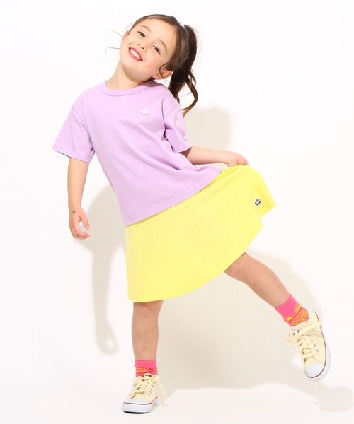 BABYDOLL（ベビードール）の「通販限定 全16色 スカート付きウルトラストレッチパンツ 1分丈スカッツ 6329K 女の子（その他パンツ・キッズ・コーラルピンク/チェリーピンク/パープル/ライトグリーン/ブラック/ストーン/ベージュ/ベビーピンク/ブラック×ホワイト/グリーン/ブルー系その他2/ホワイト/ライトイエロー/ブルー/バイオレット/ホワイト×ピンク・150cm/90cm/80ｃｍ/110cm/100cm/120cm/130cm/140cm）」の17枚目の写真