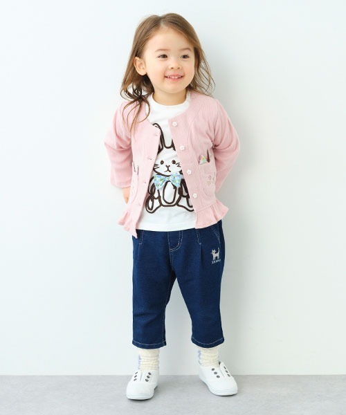 kladskap（クレードスコープ）の「ネコポケット8分丈テーパードパンツ（その他パンツ・キッズ・ベージュ/ネイビー・90cm/120cm/100cm/110cm）」の19枚目の写真