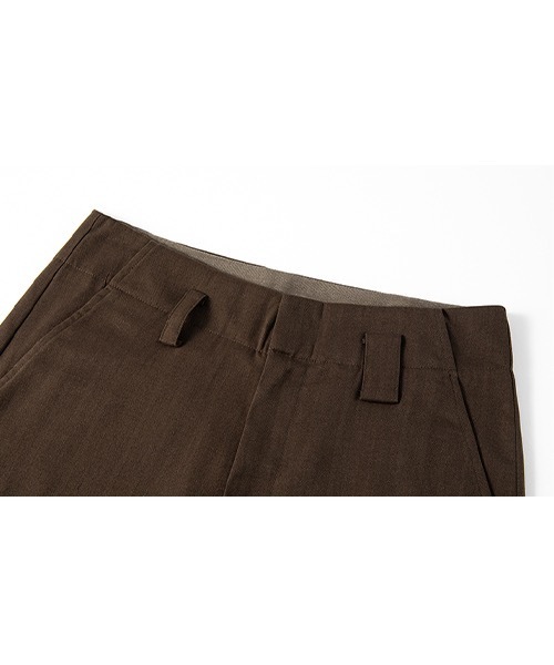 MIXSEVEN（ミックスセブン）の「【MIX SEVEN】【2022SS】High Waist Brown Stitch Wide Pants MX22SS26（スラックス・メンズ・ブラウン・S/L）」の13枚目の写真