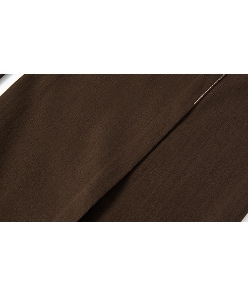 MIXSEVEN（ミックスセブン）の「【MIX SEVEN】【2022SS】High Waist Brown Stitch Wide Pants MX22SS26（スラックス・メンズ・ブラウン・S/L）」の14枚目の写真