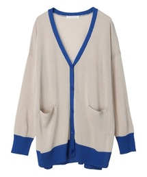 Green　Parks | バイカラーミドル丈カーデ(カーディガン/ボレロ)