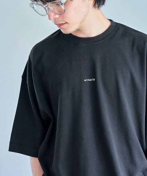 RAGEBLUE（レイジブルー）の「スムースコットン/ワンポイント刺繍Tシャツ（Tシャツ/カットソー・メンズ・ホワイト/ライトブルー/ブラック/グリーン/ライトグリーン/ベージュ・SMALL/MEDIUM/LARGE）」の3枚目の写真