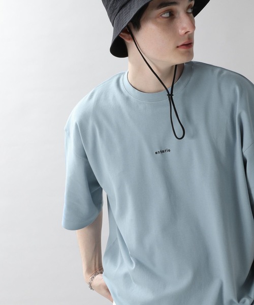 RAGEBLUE（レイジブルー）の「スムースコットン/ワンポイント刺繍Tシャツ（Tシャツ/カットソー・メンズ・ホワイト/ライトブルー/ブラック/グリーン/ライトグリーン/ベージュ・SMALL/MEDIUM/LARGE）」の19枚目の写真