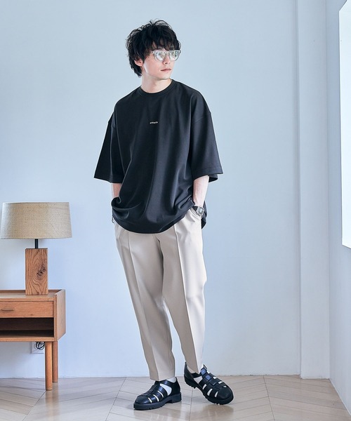 RAGEBLUE（レイジブルー）の「スムースコットン/ワンポイント刺繍Tシャツ（Tシャツ/カットソー・メンズ・ホワイト/ライトブルー/ブラック/グリーン/ライトグリーン/ベージュ・SMALL/MEDIUM/LARGE）」の10枚目の写真