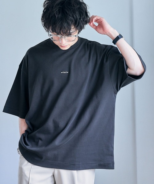 RAGEBLUE（レイジブルー）の「スムースコットン/ワンポイント刺繍Tシャツ（Tシャツ/カットソー・メンズ・ホワイト/ライトブルー/ブラック/グリーン/ライトグリーン/ベージュ・SMALL/MEDIUM/LARGE）」の11枚目の写真