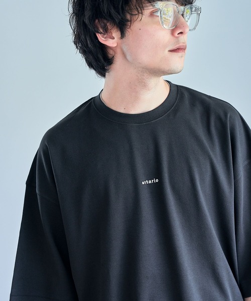 RAGEBLUE（レイジブルー）の「スムースコットン/ワンポイント刺繍Tシャツ（Tシャツ/カットソー・メンズ・ホワイト/ライトブルー/ブラック/グリーン/ライトグリーン/ベージュ・SMALL/MEDIUM/LARGE）」の12枚目の写真