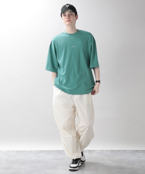 RAGEBLUE（レイジブルー）の「スムースコットン/ワンポイント刺繍Tシャツ（Tシャツ/カットソー・メンズ・ホワイト/ライトブルー/ブラック/グリーン/ライトグリーン/ベージュ・SMALL/MEDIUM/LARGE）」の22枚目の写真