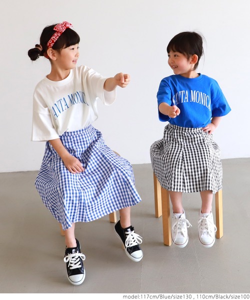 coca（coca）（コカ）の「キッズ 親子お揃い ギンガムチェック