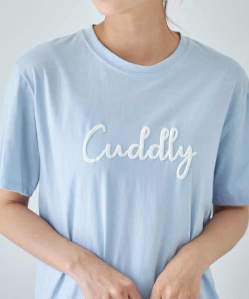 each(イーチ)の「【Cuddly】ロゴTシャツ(Tシャツ/カットソー・レディース・ホワイト/サックスブルー/レモンイエロー・FREE)」の20枚目の写真