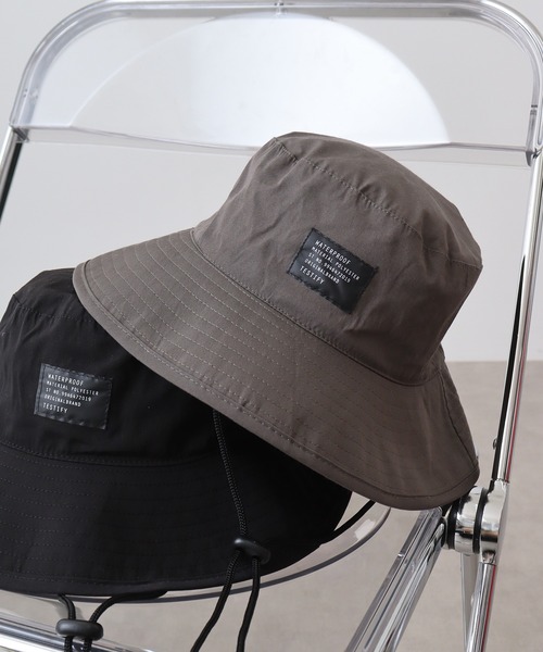 TESTIFY（テスティファイ）の「TESTIFY ウォーターリペレントハット/Water-repellent ADV Hat 撥水/はっ水（ハット・メンズ・ブラック/ベージュ系その他/ブルー系その他/カーキ/ブルー/ベージュ/グレー/ホワイト・FREE）」の3枚目の写真