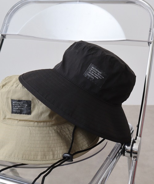TESTIFY（テスティファイ）の「TESTIFY ウォーターリペレントハット/Water-repellent ADV Hat 撥水/はっ水（ハット・メンズ・ブラック/ベージュ系その他/ブルー系その他/カーキ/ブルー/ベージュ/グレー/ホワイト・FREE）」の2枚目の写真