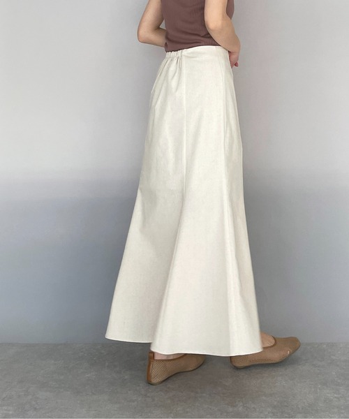 PICCIN(ピッチン)の「リネンマーメイドスカート(スカート・レディース・カーキ/オレンジ/サンドベージュ・M)」の15枚目の写真