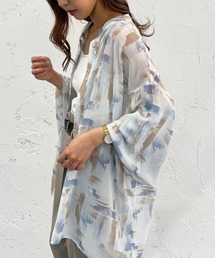 apres jour mignon | ペイント柄シアーシャツ【ZOZOTOWN限定アイテム】(シャツ/ブラウス)