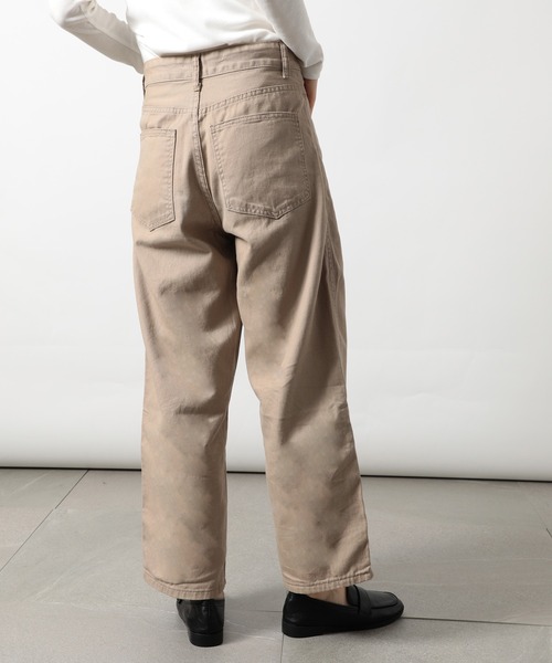 MAISON BREEZE(メゾンブリーズ)の「【MAISON BREEZE】ワイドレッグストレートパンツ ※ SCCH91(チノパンツ・レディース・ベージュ・3/4)」の10枚目の写真
