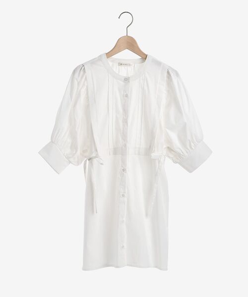 MAJESTIC LEGON(マジェスティックレゴン)の「レイヤードライクチュニックワンピ(ワンピース・レディース・ブラック/アイボリー/ブルー系その他2・MEDIUM)」の8枚目の写真