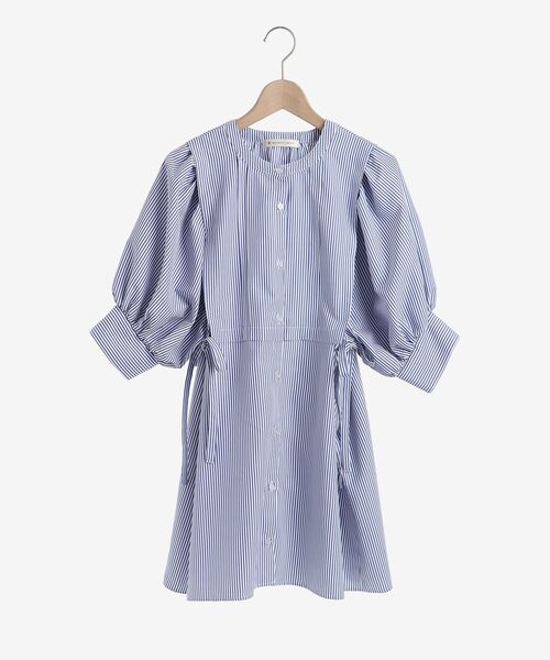 MAJESTIC LEGON(マジェスティックレゴン)の「レイヤードライクチュニックワンピ(ワンピース・レディース・ブラック/アイボリー/ブルー系その他2・MEDIUM)」の9枚目の写真