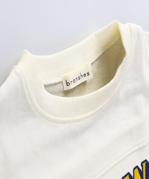 BRANSHES(ブランシェス)の「【ビッグシルエット】70'sグラフィック半袖Tシャツ(Tシャツ/カットソー・キッズ・オフホワイト/杢グレー・110/140/130/90/150/120/100)」の13枚目の写真