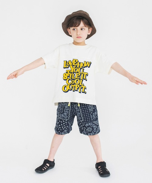 BRANSHES(ブランシェス)の「【ビッグシルエット】70'sグラフィック半袖Tシャツ(Tシャツ/カットソー・キッズ・オフホワイト/杢グレー・110/140/130/90/150/120/100)」の22枚目の写真