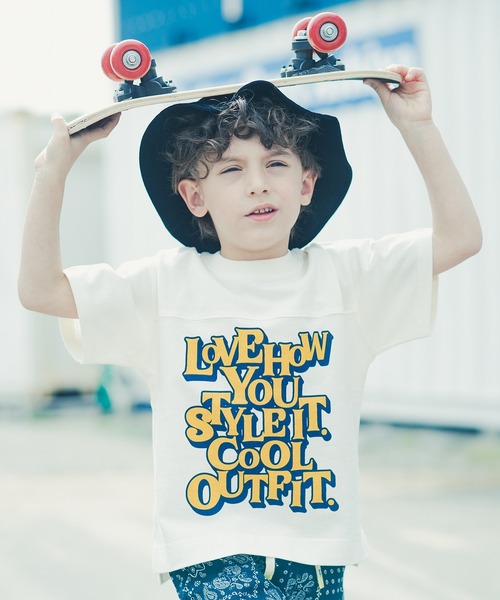 BRANSHES(ブランシェス)の「【ビッグシルエット】70'sグラフィック半袖Tシャツ(Tシャツ/カットソー・キッズ・オフホワイト/杢グレー・110/140/130/90/150/120/100)」の15枚目の写真