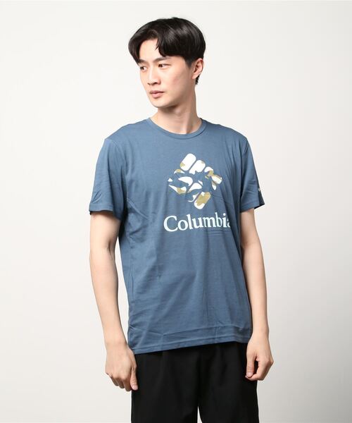 Columbia（コロンビア）の「コロンビア  M Rapid Ridge? Graphic Tee（Tシャツ/カットソー・メンズ・ダークブルー/カーキ/ホワイト/ダークグレー・L/LL/M/S）」の4枚目の写真