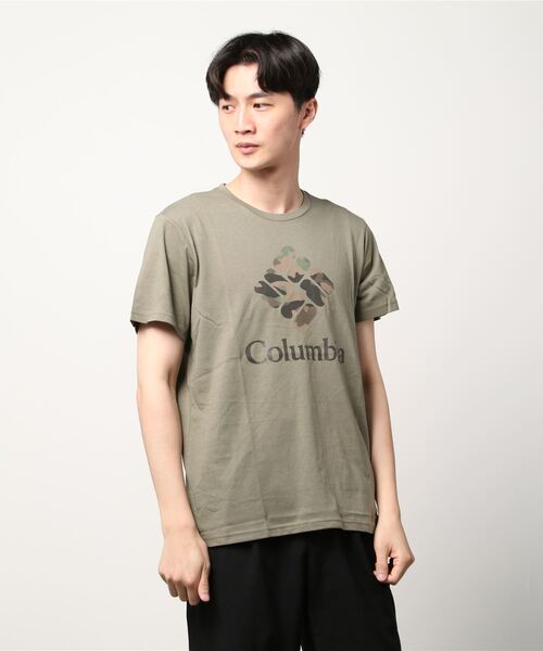Columbia（コロンビア）の「コロンビア  M Rapid Ridge? Graphic Tee（Tシャツ/カットソー・メンズ・ダークブルー/カーキ/ホワイト/ダークグレー・L/LL/M/S）」の3枚目の写真