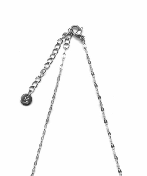 LHME（エルエイチエムイー）の「LHME ペタルチェーンネックレス/サージカルステンレス316L（金属アレルギー対応）（ネックレス・レディース・シルバー/ゴールド・40cm/50cm/45cm）」の9枚目の写真