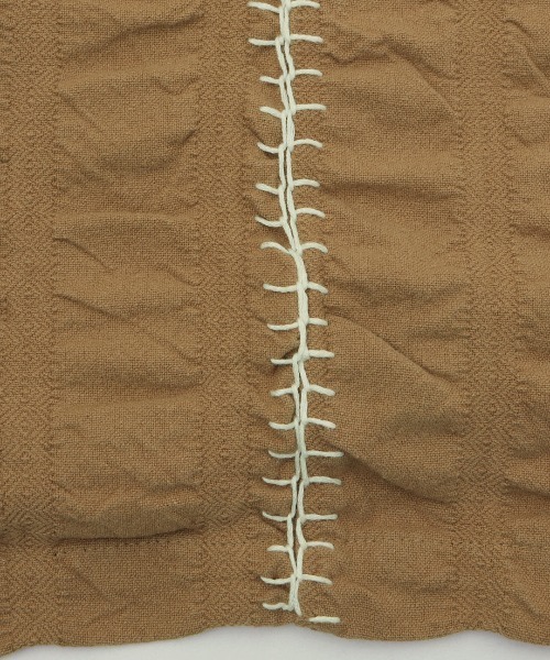 チチカカ（チチカカ）の「ギャザーストライプスカート（スカート・レディース・ベージュ/カーキ/パープル・FREE）」の17枚目の写真