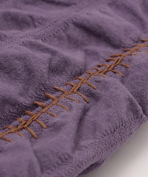 チチカカ（チチカカ）の「ギャザーストライプスカート（スカート・レディース・ベージュ/カーキ/パープル・FREE）」の21枚目の写真