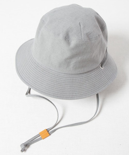 RACAL(ラカル)の「Draw Code Soft Bucket Hat / ドローコード付きソフトバケットハット(ハット・メンズ・ブラック/グレー/ベージュ・LARGE/MEDIUM)」の16枚目の写真