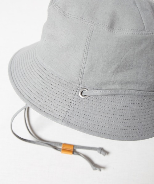 RACAL(ラカル)の「Draw Code Soft Bucket Hat / ドローコード付きソフトバケットハット(ハット・メンズ・ブラック/グレー/ベージュ・LARGE/MEDIUM)」の11枚目の写真