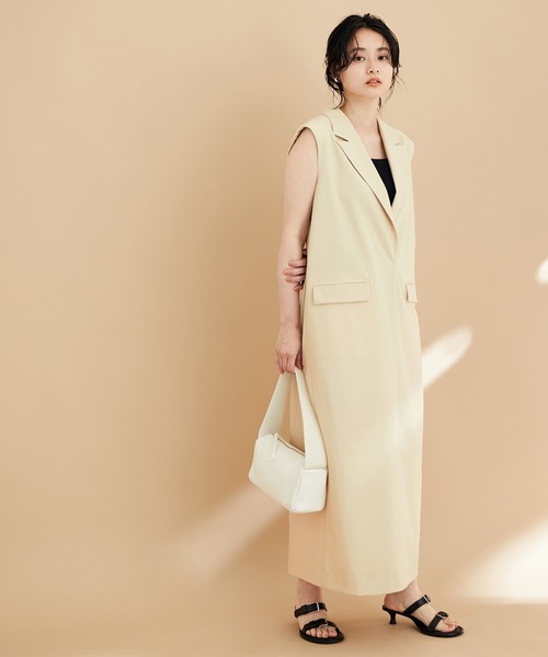 セール テーラードワンピース ワンピース Adam Et Rope アダムエロペ のファッション通販 Zozotown