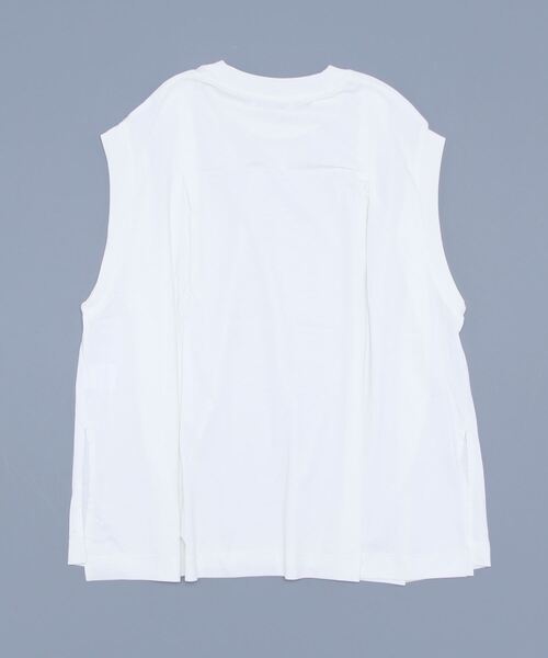 PAGEBOY(ページボーイ)の「タックノースリBIGT(Tシャツ/カットソー・レディース・ブラック/ブラウン/オフホワイト・FREE)」の7枚目の写真