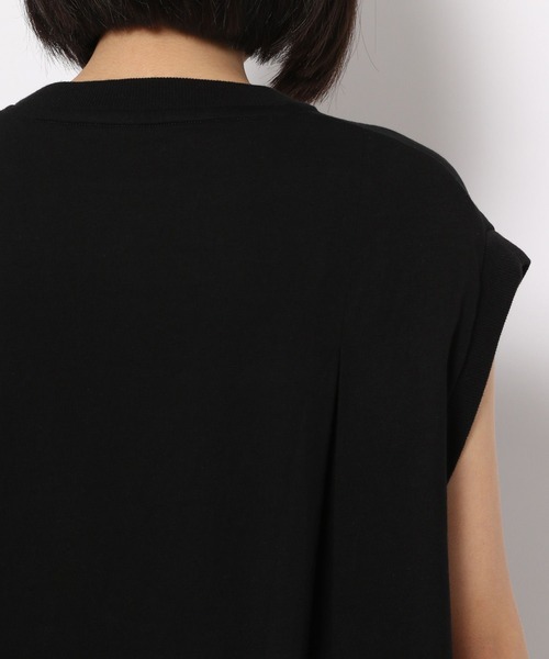 PAGEBOY(ページボーイ)の「タックノースリBIGT(Tシャツ/カットソー・レディース・ブラック/ブラウン/オフホワイト・FREE)」の10枚目の写真