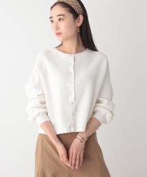 OPAQUE.CLIP | リングドットボタン ランダムリブカーディガン(カーディガン/ボレロ)