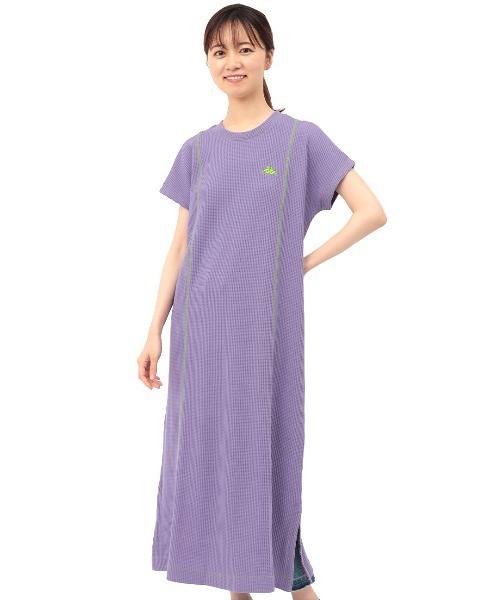 Kappa（カッパ）の「Kappa コラボ ワッフルワンピース（ワンピース・レディース・ブラック/パープル・MEDIUM）」の12枚目の写真