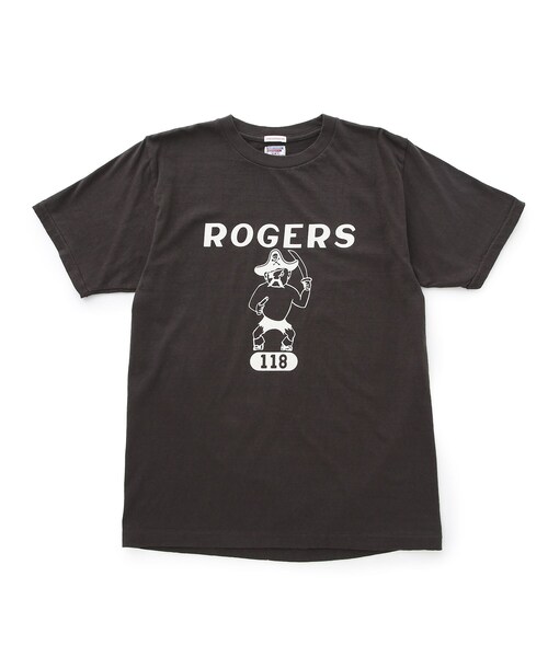 DRESSTERIOR(ドレステリア)の「◆【別注】DUBBLE WORKS(ROGER'S プリント)(Tシャツ/カットソー・メンズ・ホワイト系1/ブラック系・92/91/94)」の4枚目の写真
